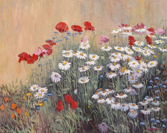 Floral--Backyard Garden by John Horejs
