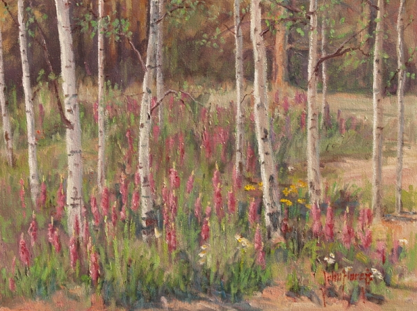 Click here to view Trees--Summer Birches by John Horejs