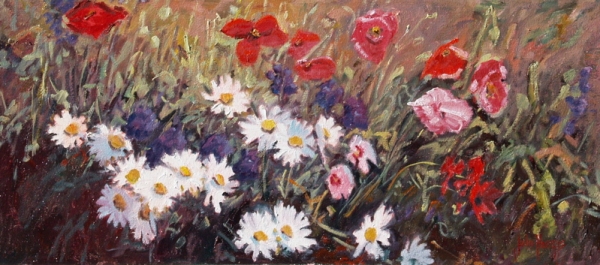 Floral--Garden of Wildflowers by John Horejs