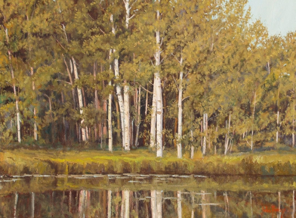 Trees--Quiet Woodland Reflections by John Horejs