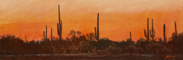 Click here to view Desertscape--Desert Glow--Day's End by John Horejs
