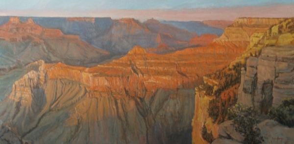 Click here to view Desertscape--Canyon Shadows by John Horejs