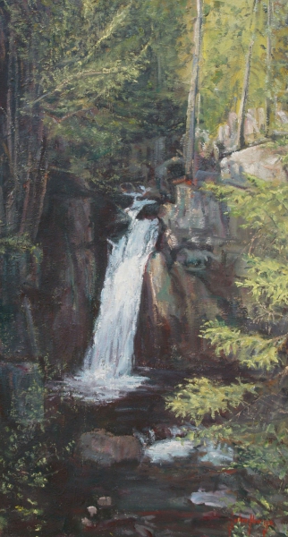 Click here to view Landscape--Secluded Falls by John Horejs