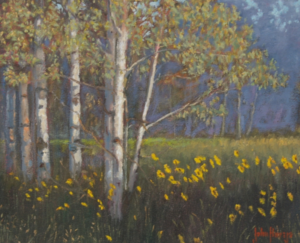 Click here to view Trees--Summer Aspens by John Horejs