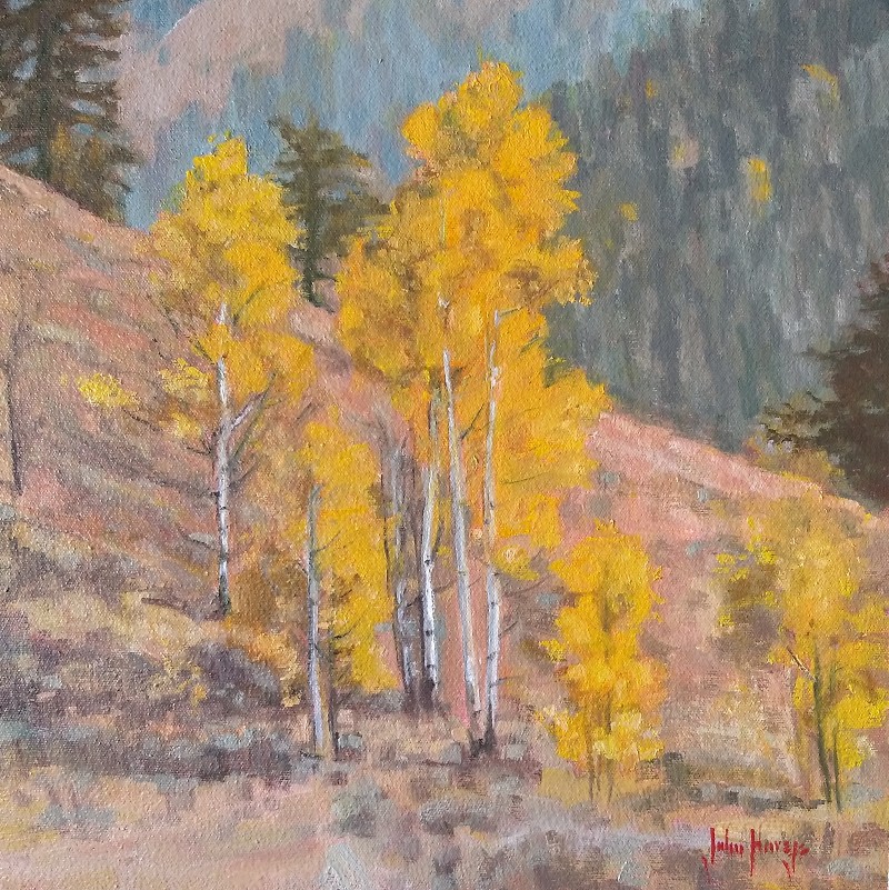 Click here to view Trees--Aspens on the Hill by John Horejs