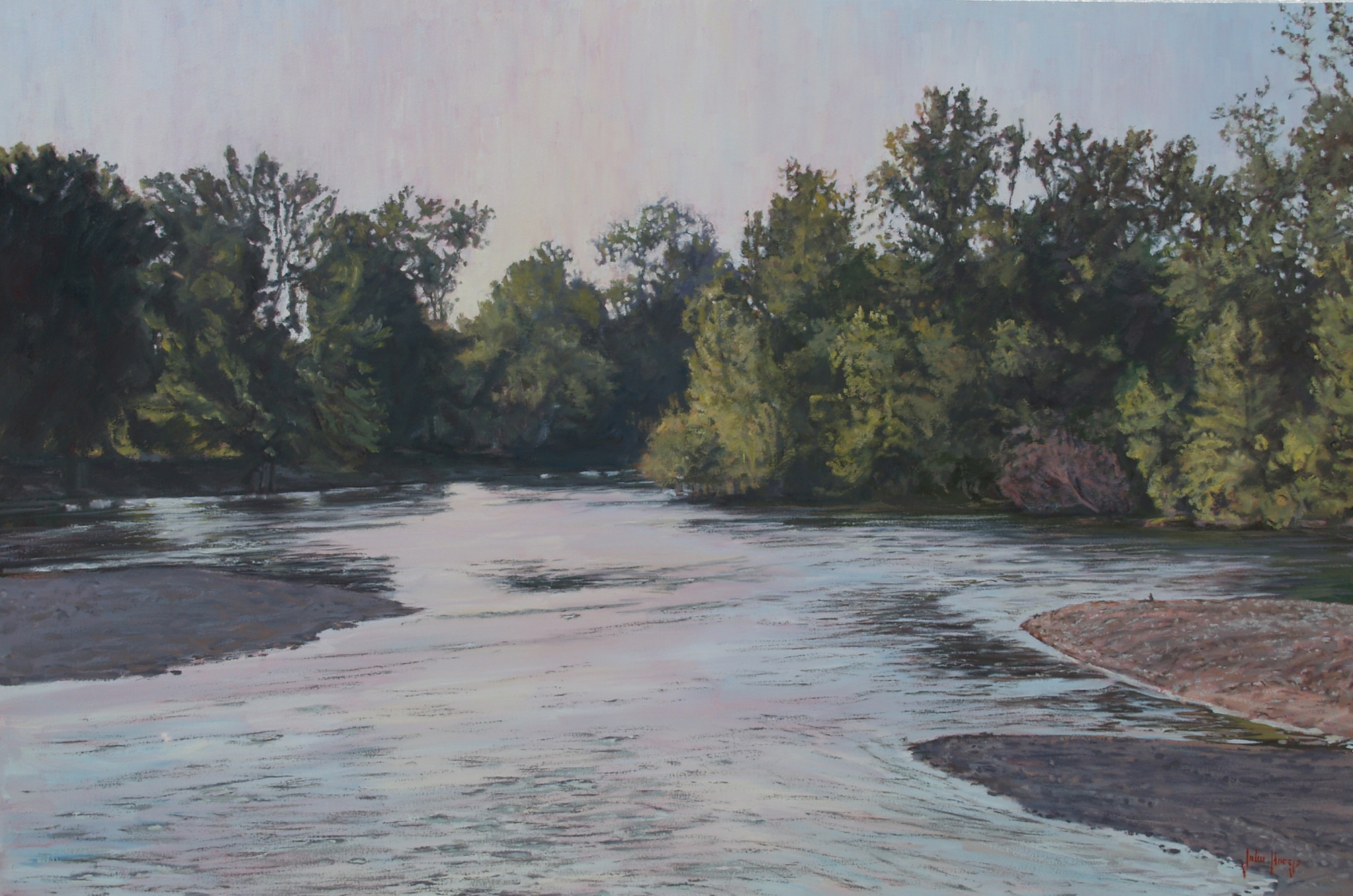 Landscape--River's Bend by John Horejs