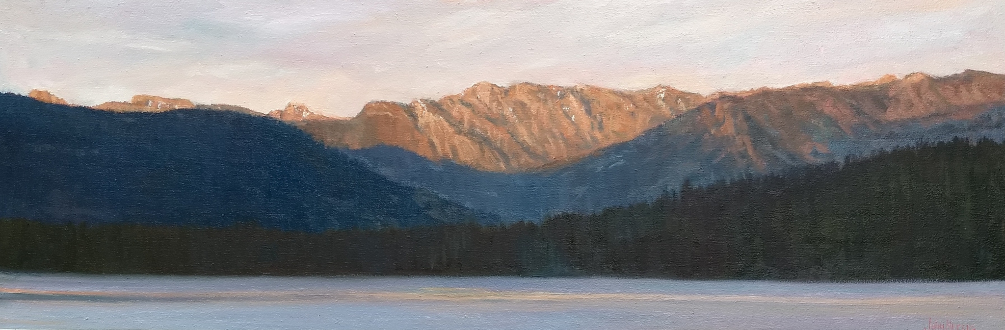 Click here to view Landscape--Evening at Payette Lake by John Horejs