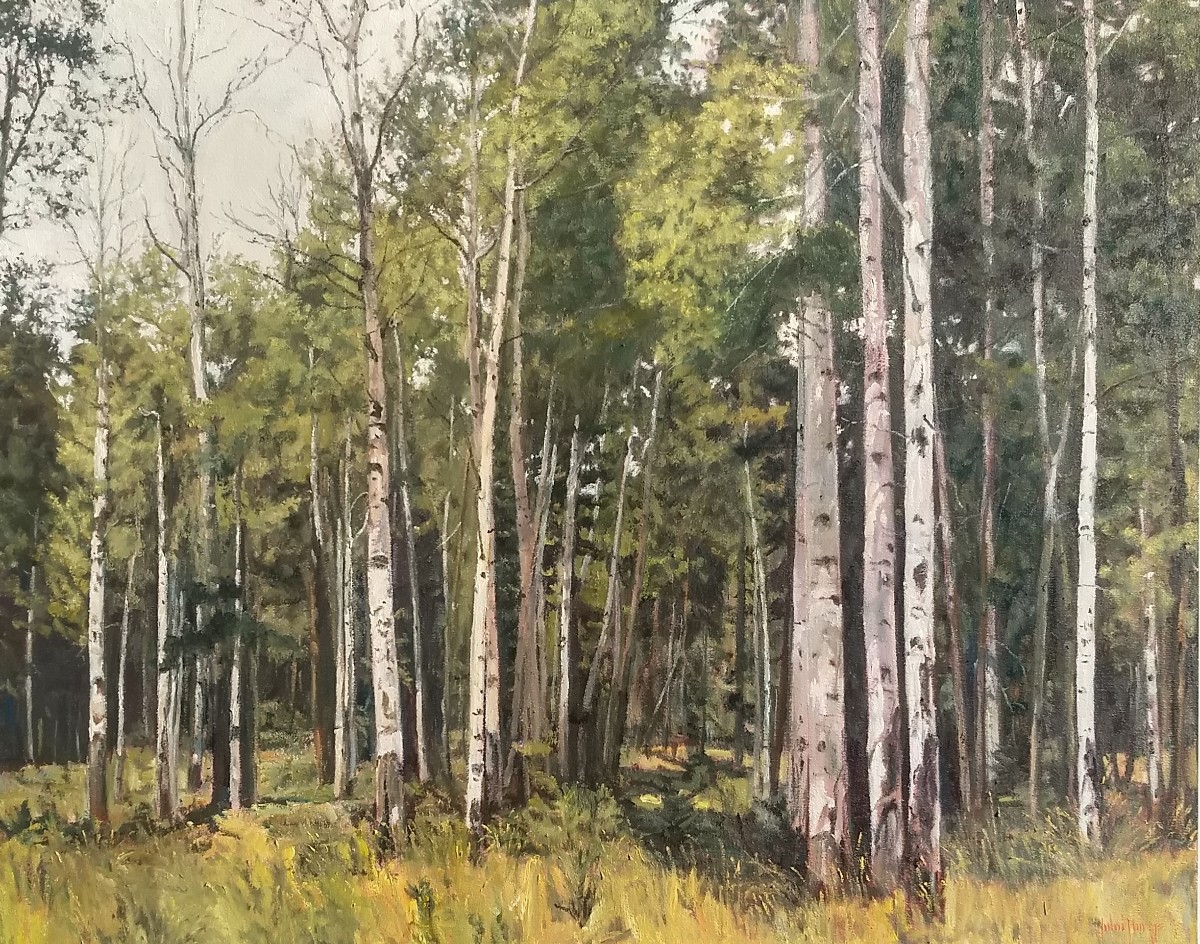Click here to view Trees--Summer Aspen Grove by John Horejs