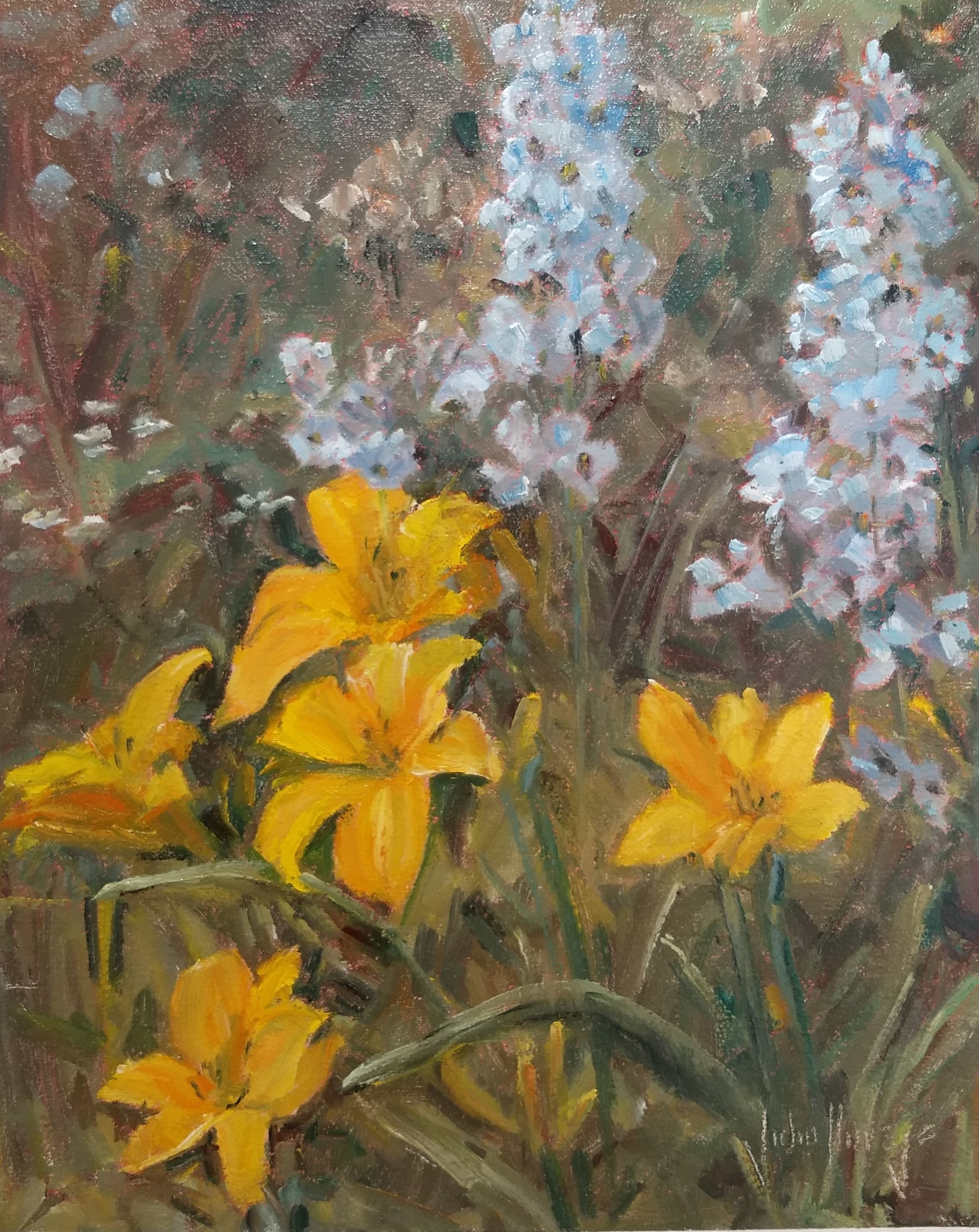 Click here to view Floral--Delphinia and Day Lilies by John Horejs