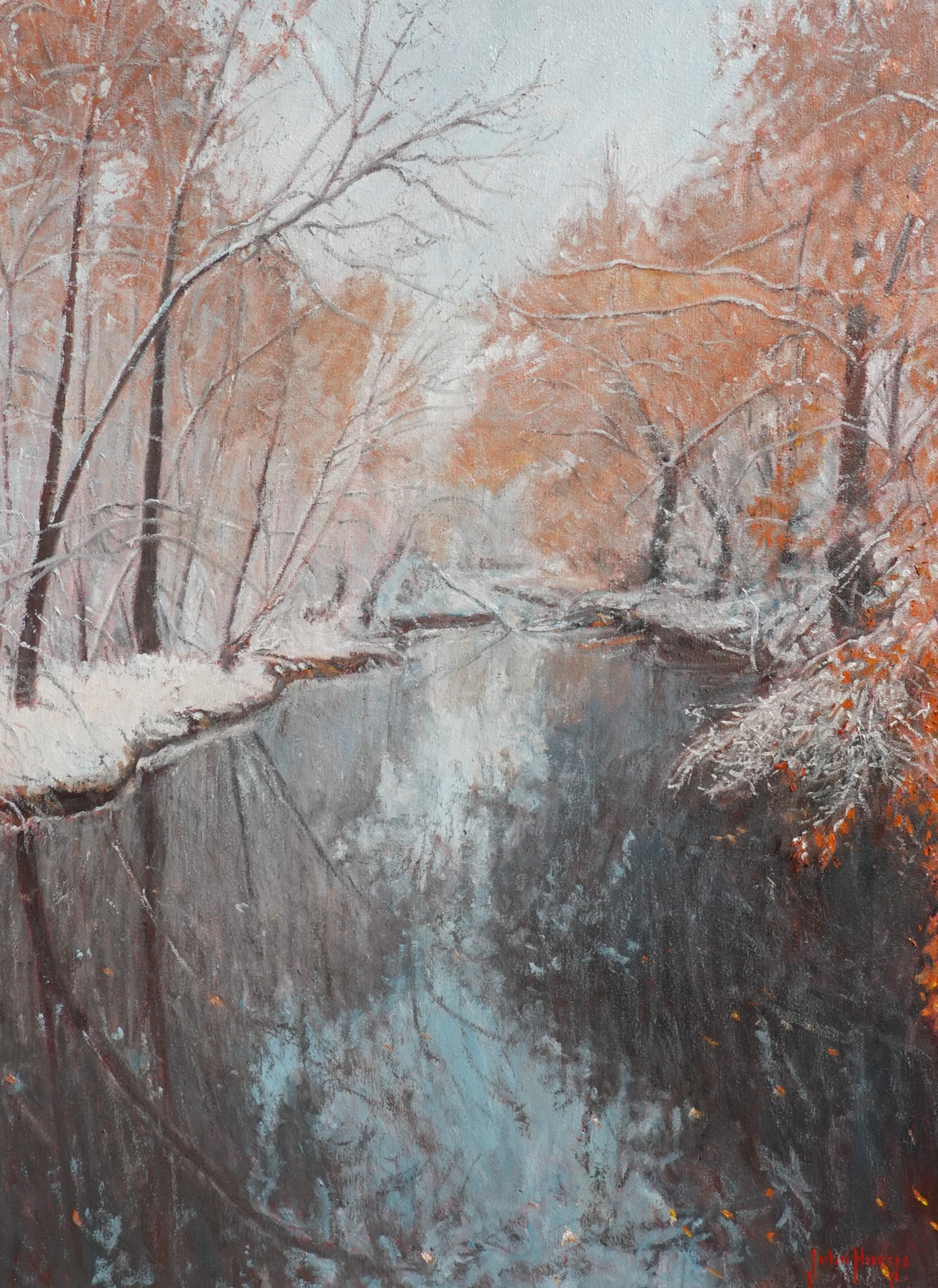 Click here to view Landscape--Snowy Woods by John Horejs