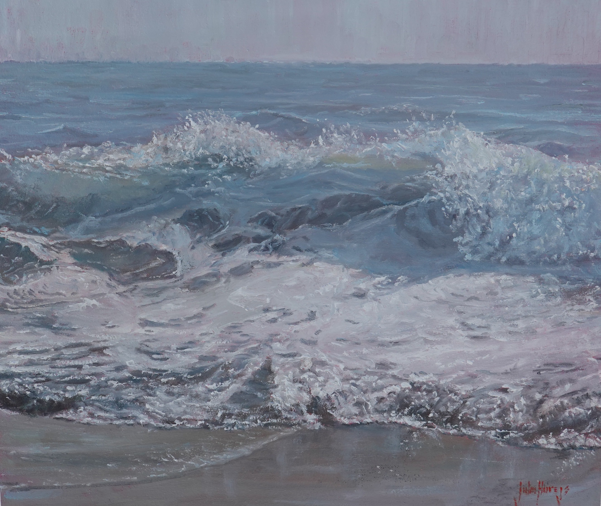 Click here to view Seascape--Going With the Flow by John Horejs