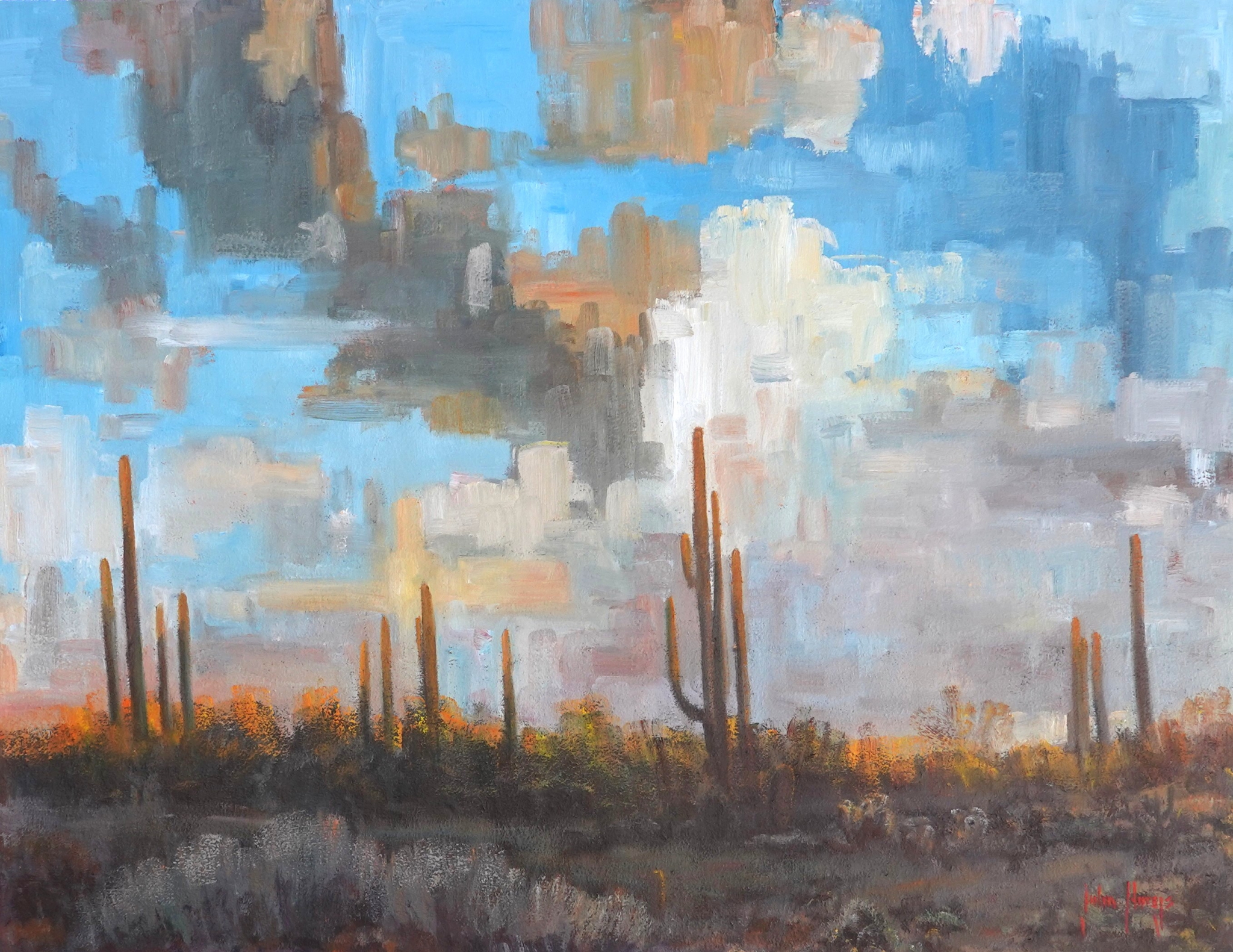 Click here to view Desertscape--Monsoon by John Horejs