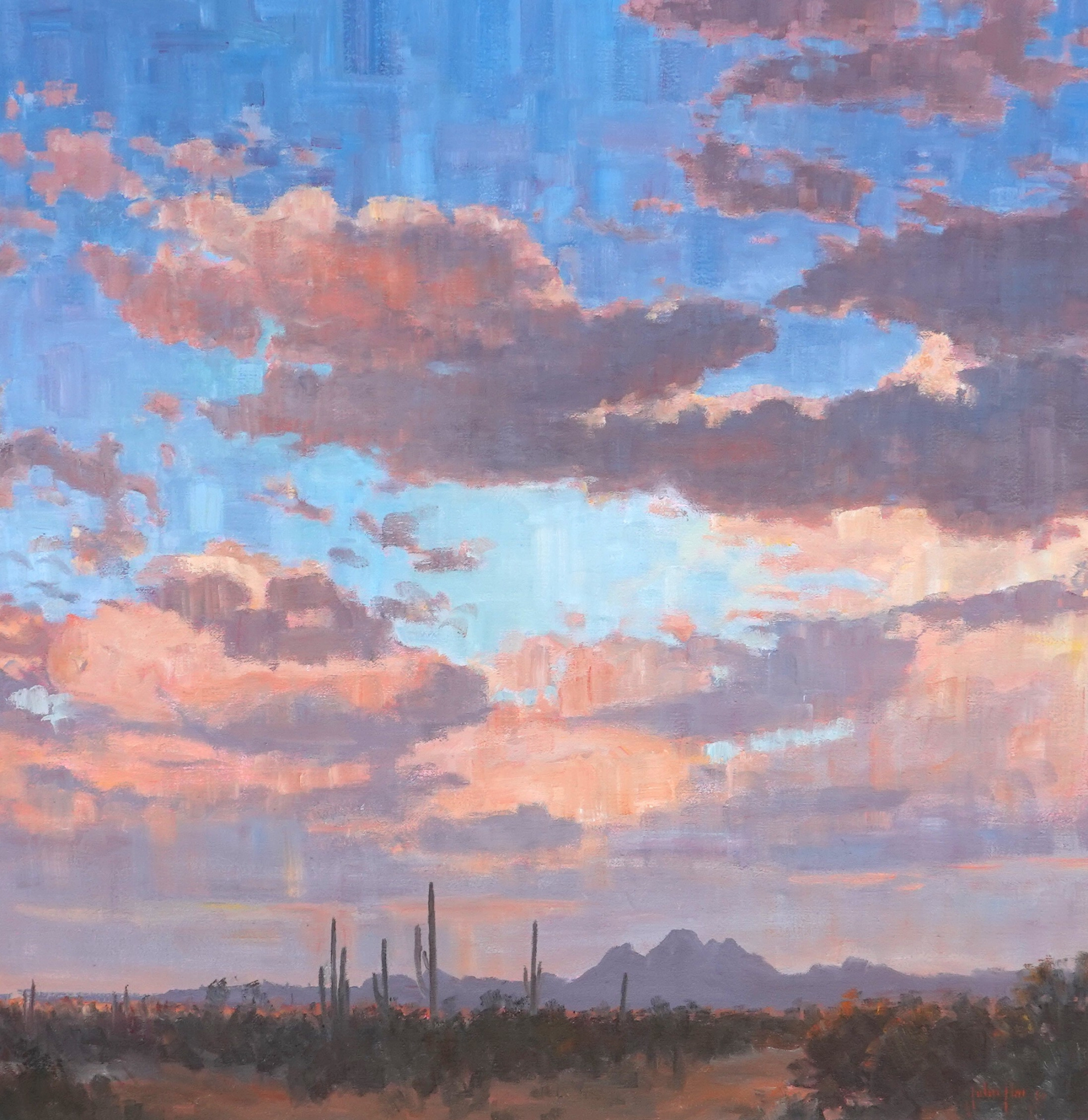 Click here to view Clouds over the Arroyo by John Horejs
