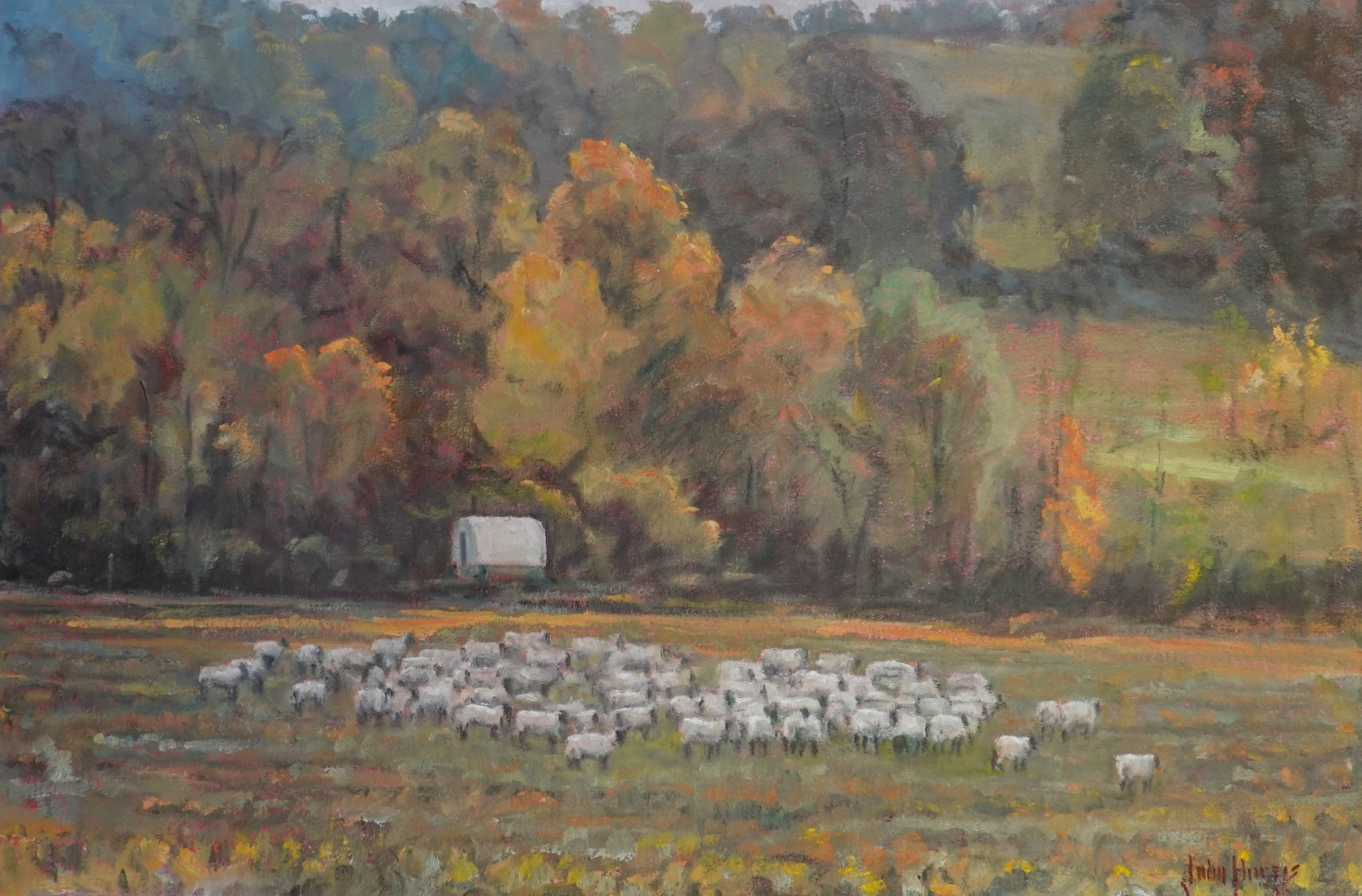 Click here to view Landscape--Early Autumn Camp by John Horejs