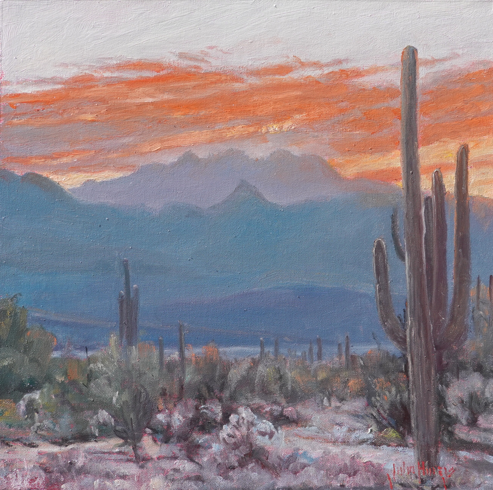 Click here to view Desertscape--Southwestern Sky by John Horejs