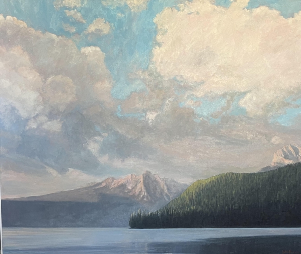 Click here to view Morning Clouds Over Redfish Lake by John Horejs