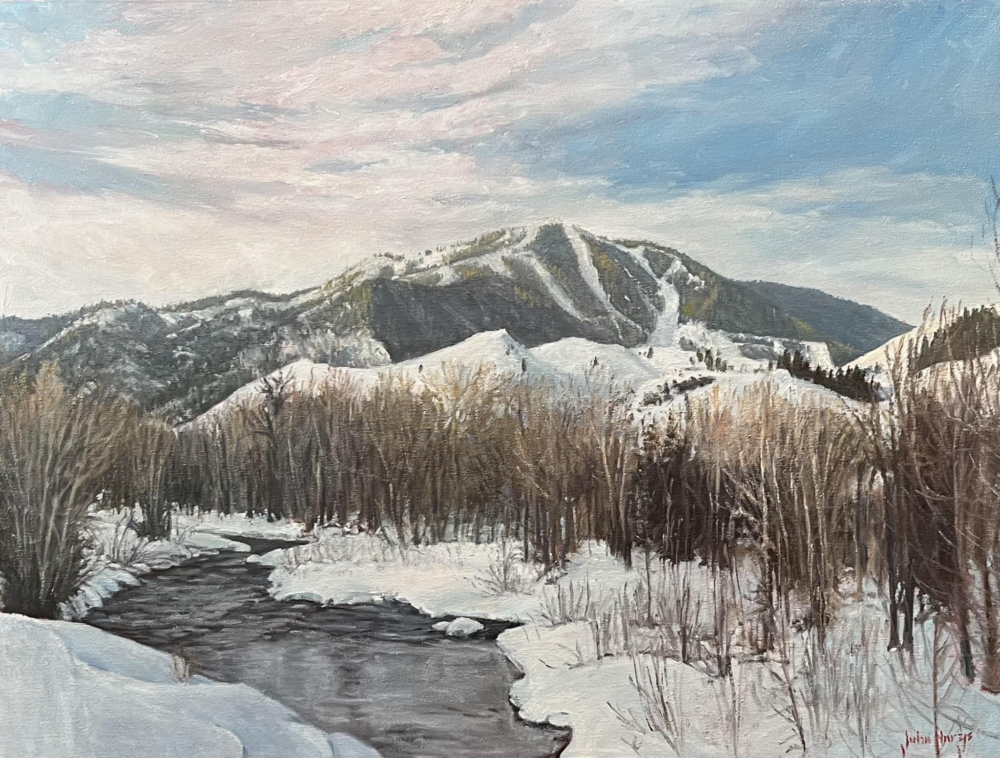 Sun Valley Snow by John Horejs