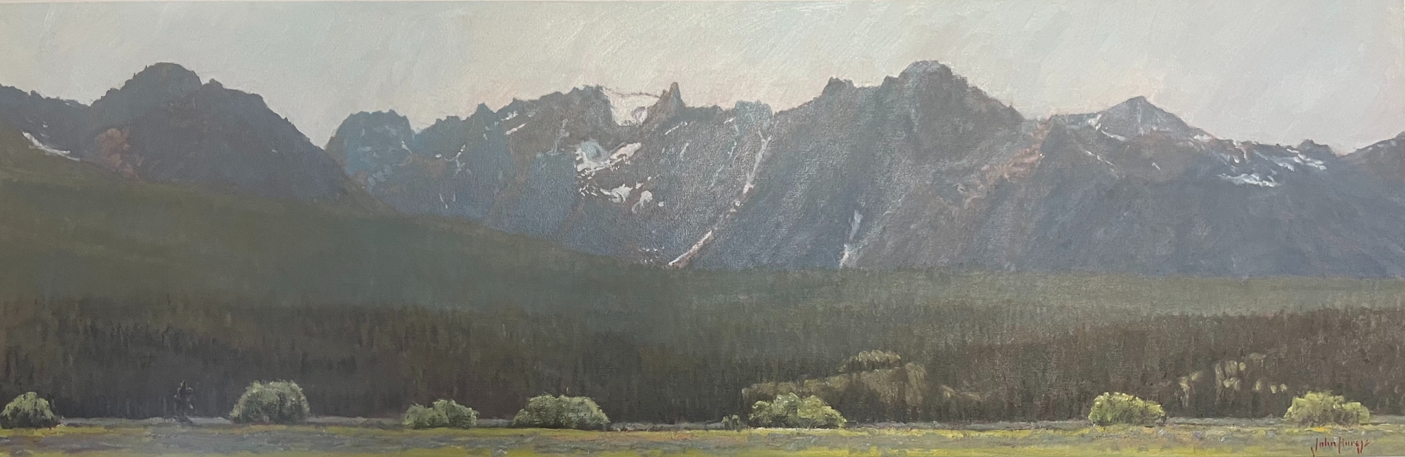 Click here to view Sawtooth Mountains Solitude  by John Horejs