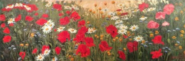Click here to view Floral--Wild Daisies and Poppies by John Horejs