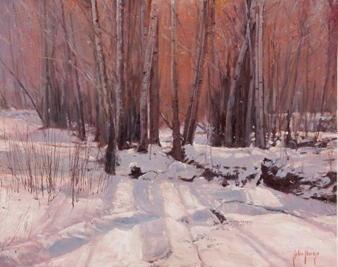 Click here to view Trees--Winter Light by John Horejs
